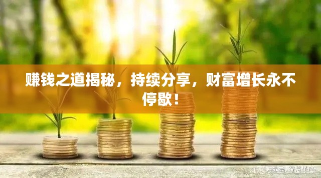 赚钱之道揭秘，持续分享，财富增长永不停歇！
