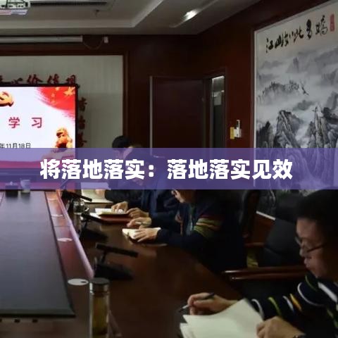 将落地落实：落地落实见效 