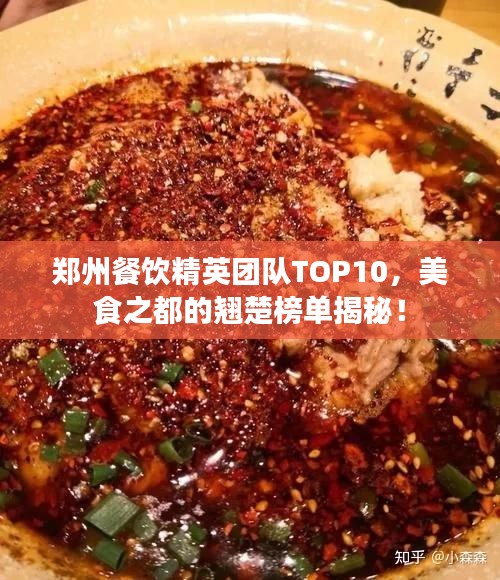 郑州餐饮精英团队TOP10，美食之都的翘楚榜单揭秘！