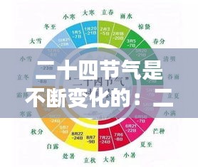 二十四节气是不断变化的：二十四节气时间会变吗 