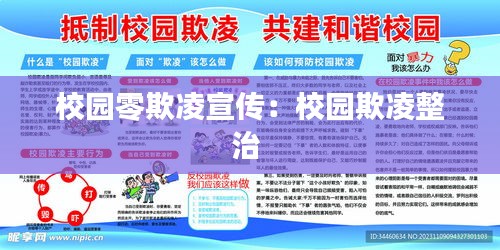 校园零欺凌宣传：校园欺凌整治 