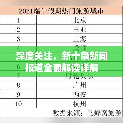 深度关注，新十条新闻报道全面解读详解