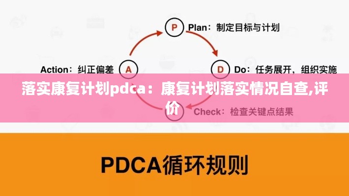 落实康复计划pdca：康复计划落实情况自查,评价 