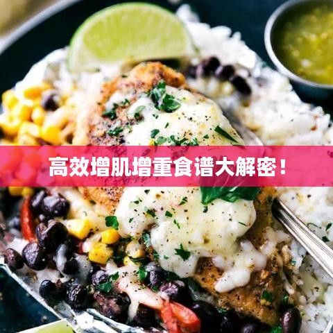高效增肌增重食谱大解密！