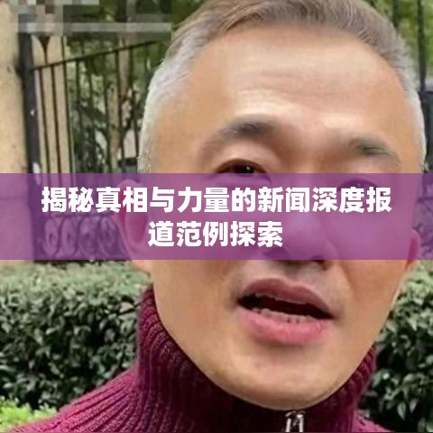 揭秘真相与力量的新闻深度报道范例探索