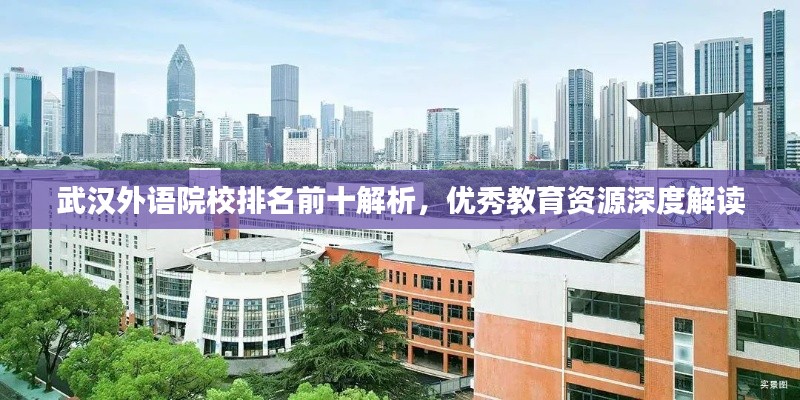 武汉外语院校排名前十解析，优秀教育资源深度解读