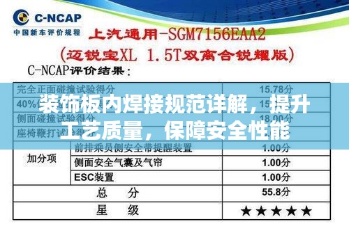 装饰板内焊接规范详解，提升工艺质量，保障安全性能