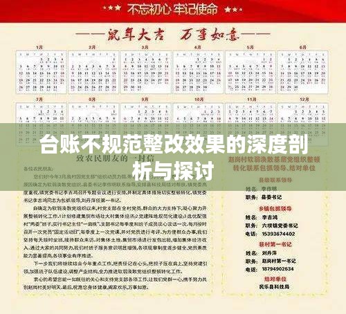 台账不规范整改效果的深度剖析与探讨