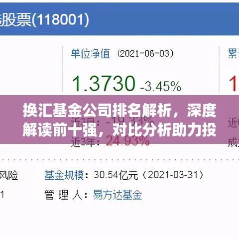 换汇基金公司排名解析，深度解读前十强，对比分析助力投资决策！