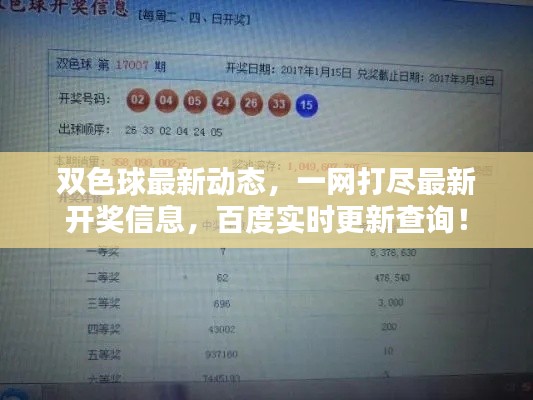 双色球最新动态，一网打尽最新开奖信息，百度实时更新查询！