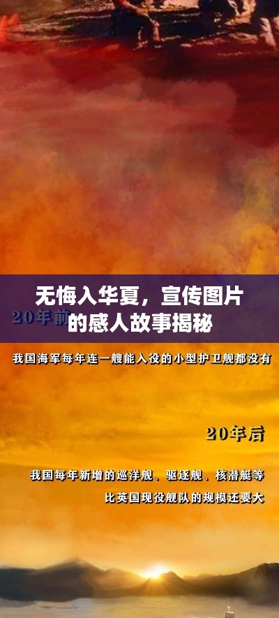 无悔入华夏，宣传图片的感人故事揭秘