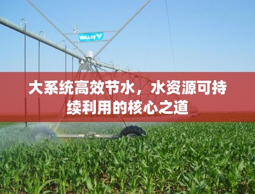 大系统高效节水，水资源可持续利用的核心之道