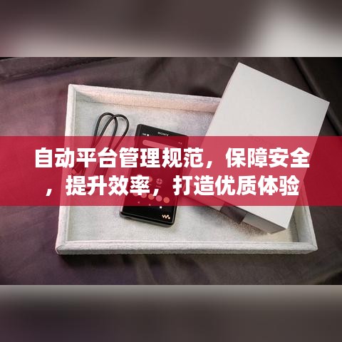自动平台管理规范，保障安全，提升效率，打造优质体验