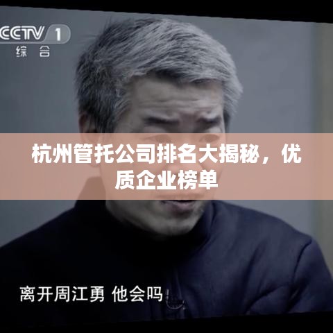 杭州管托公司排名大揭秘，优质企业榜单