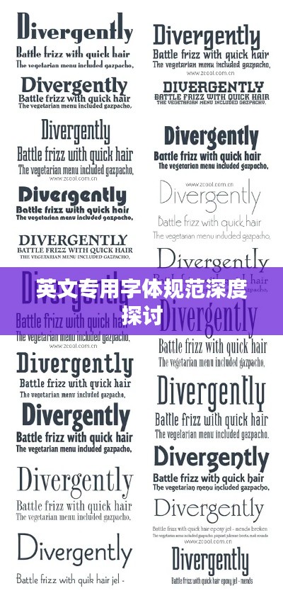 英文专用字体规范深度探讨