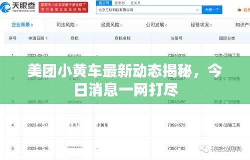 美团小黄车最新动态揭秘，今日消息一网打尽