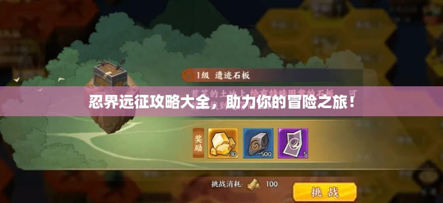 忍界远征攻略大全，助力你的冒险之旅！