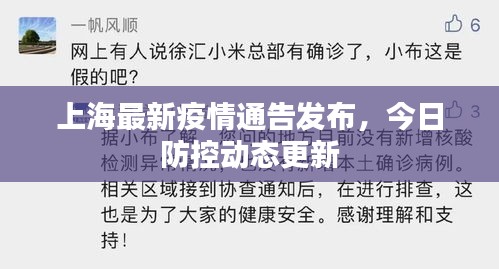 上海最新疫情通告发布，今日防控动态更新