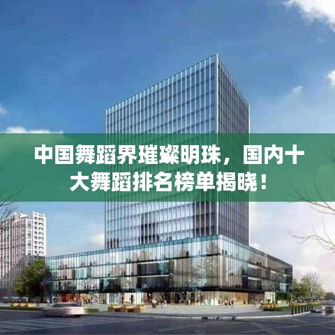 中国舞蹈界璀璨明珠，国内十大舞蹈排名榜单揭晓！