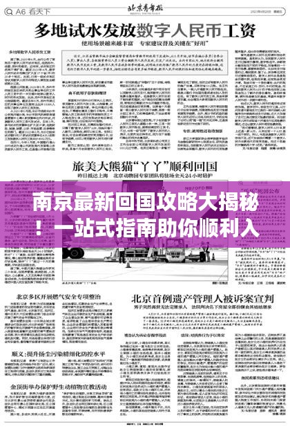 南京最新回国攻略大揭秘！一站式指南助你顺利入境