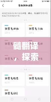 髓翻译，探索语言魅力的必备神器，百度强力推荐！