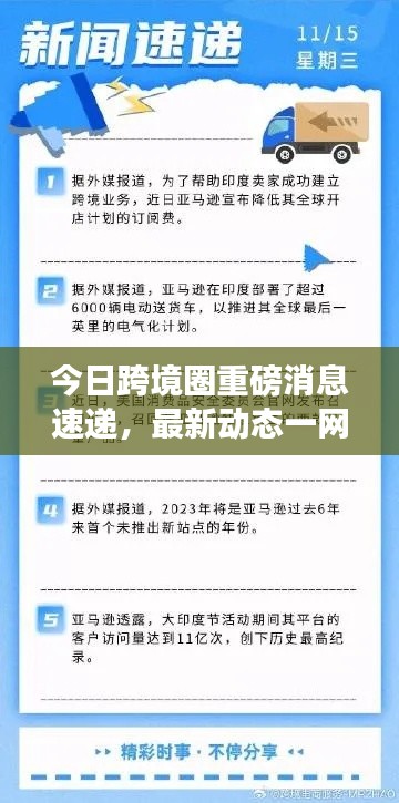 今日跨境圈重磅消息速递，最新动态一网打尽