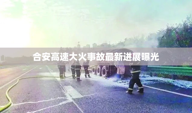 合安高速大火事故最新进展曝光