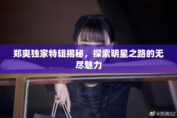 郑爽独家特辑揭秘，探索明星之路的无尽魅力