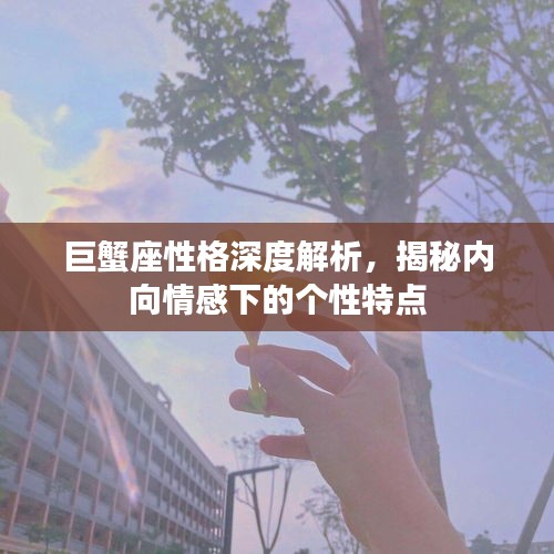 巨蟹座性格深度解析，揭秘内向情感下的个性特点