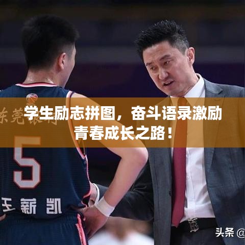学生励志拼图，奋斗语录激励青春成长之路！