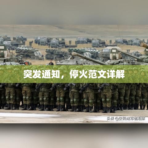 突发通知，停火范文详解