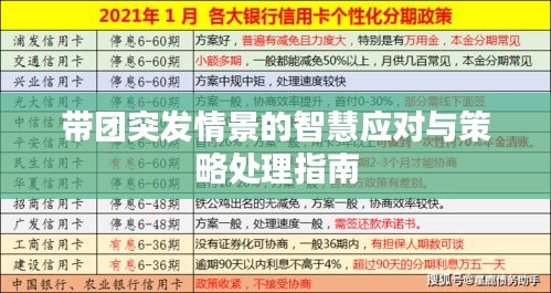 带团突发情景的智慧应对与策略处理指南