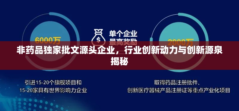 非药品独家批文源头企业，行业创新动力与创新源泉揭秘