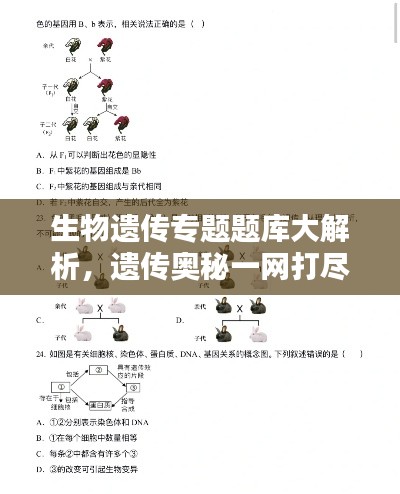生物遗传专题题库大解析，遗传奥秘一网打尽！