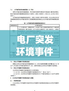 电厂突发环境事件分级与应对策略
