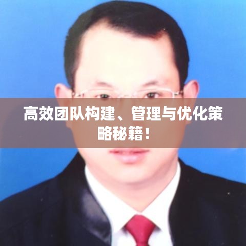 高效团队构建、管理与优化策略秘籍！