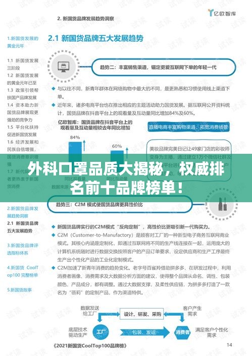 外科口罩品质大揭秘，权威排名前十品牌榜单！
