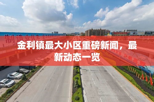 金利镇最大小区重磅新闻，最新动态一览
