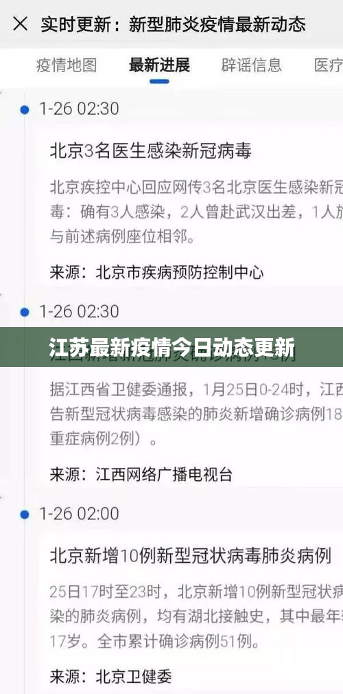 江苏最新疫情今日动态更新