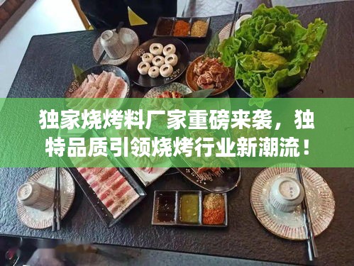 独家烧烤料厂家重磅来袭，独特品质引领烧烤行业新潮流！