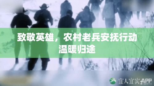 致敬英雄，农村老兵安抚行动温暖归途