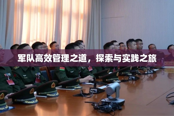 军队高效管理之道，探索与实践之旅
