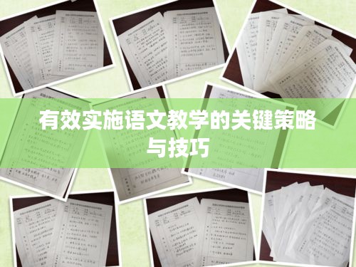 有效实施语文教学的关键策略与技巧