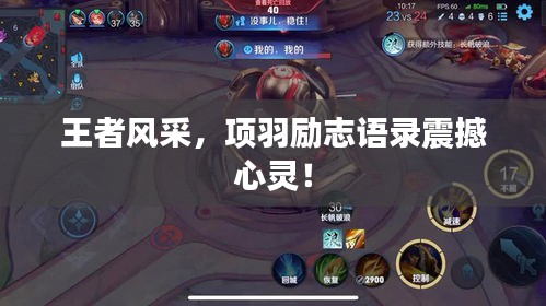 王者风采，项羽励志语录震撼心灵！