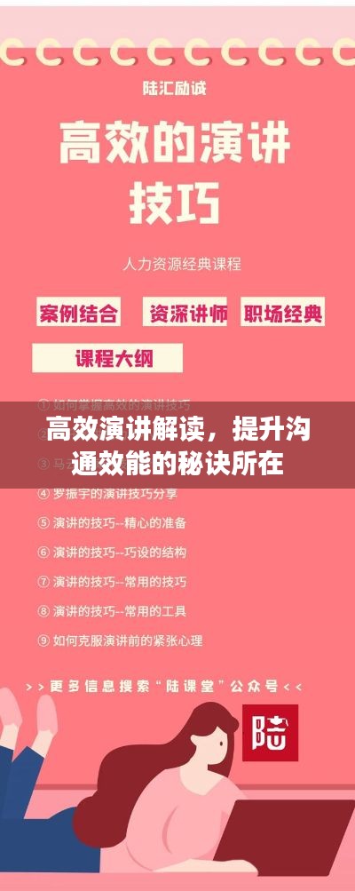 高效演讲解读，提升沟通效能的秘诀所在
