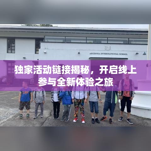 独家活动链接揭秘，开启线上参与全新体验之旅