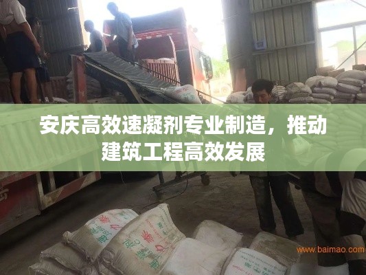 安庆高效速凝剂专业制造，推动建筑工程高效发展