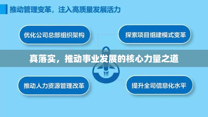 真落实，推动事业发展的核心力量之道